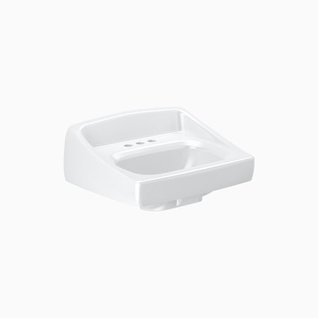 Sloan Bathroom Sinks Ss3003 Wall Hung Sink w/Bk Spl 4" C'Set 3873003